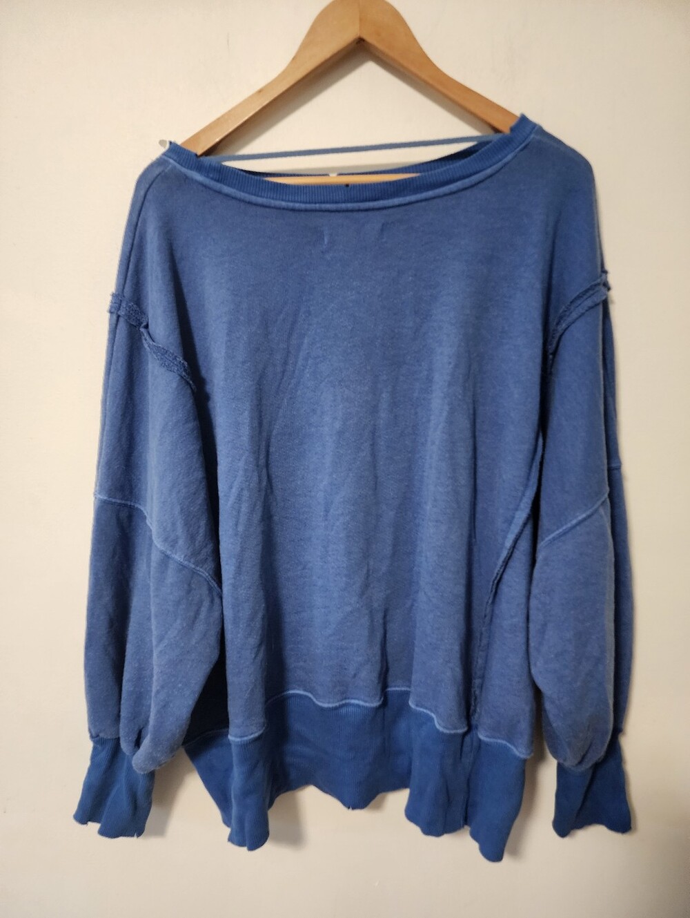 We The Free Blue Crewneck Sweatshirt with Red Lobster Graphic - Picture 5 of 5